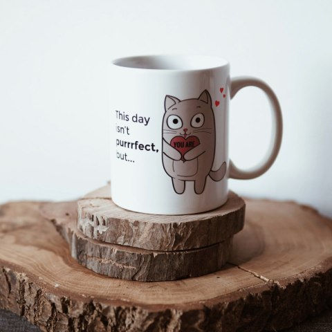 Froster Zaskakujący kubek kotek czarny kot termoaktywny