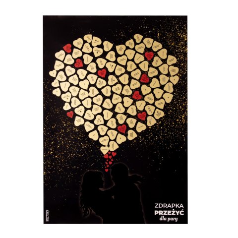 Froster Zdrapka Przeżyć dla Pary plakat do zdrapywania