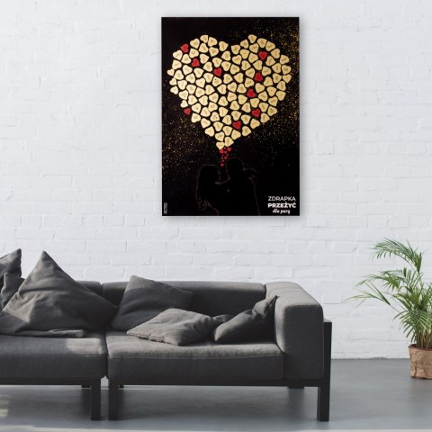 Froster Zdrapka Przeżyć dla Pary plakat do zdrapywania