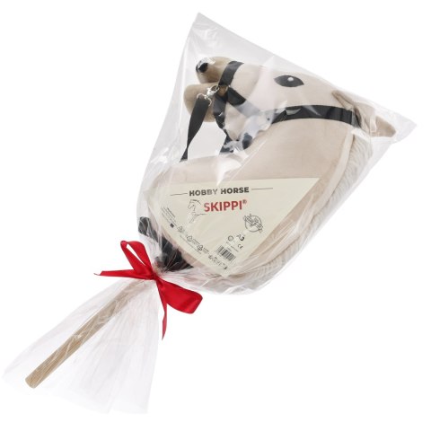 Skippi Hobby Horse Skippi Almond A3 - kantar i wodze w zestawie - jasno migdałowy