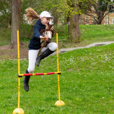 Skippi Hobby Horse Skippi Karmel A3 - kantar i wodze w zestawie - beżowy