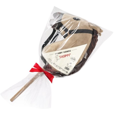 Skippi Hobby Horse Skippi Karmel A3 - kantar i wodze w zestawie - beżowy