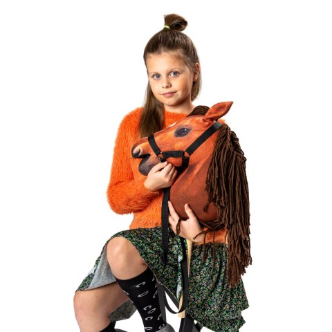 Skippi Hobby Horse Skippi bursztyn - koń na patyku kiju dla dziecka - A3 kantar