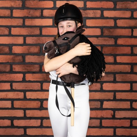 Skippi Hobby Horse Skippi gniady - koń na patyku - kiju - dla dziecka - A3 kantar