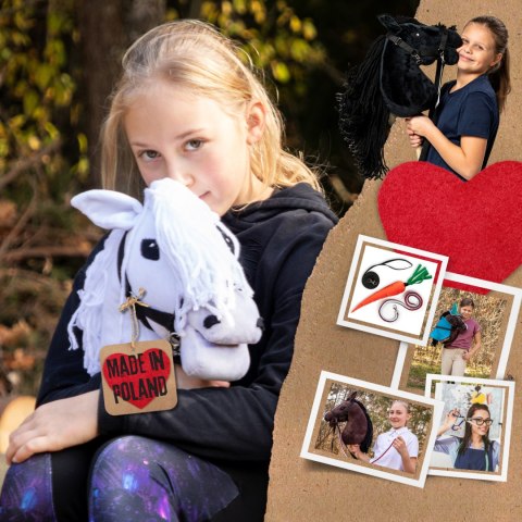 Skippi Hobby horse zabawka dla dziewczynki konik kiju A3