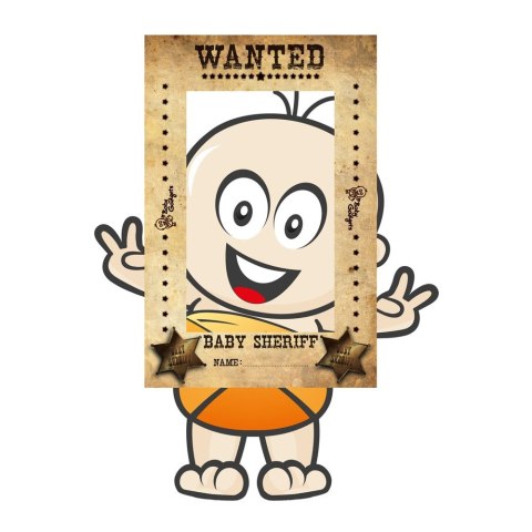 Baby Gadgets Baby Sheriff - Śliniak z rękawami