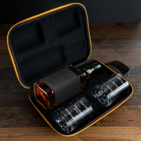 Froster Etui na whisky ze szklankami Froster dla Taty -prezent Dzień Ojca -urodziny