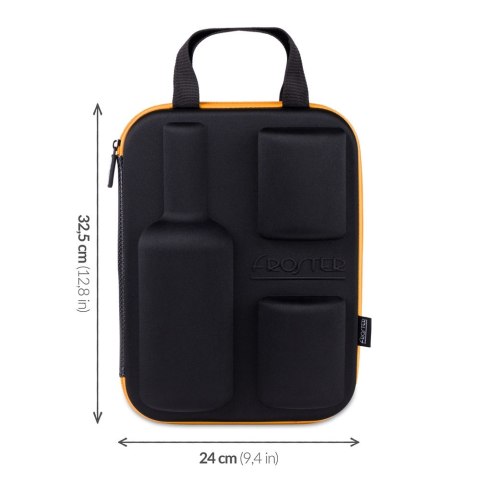 Froster Etui na whisky ze szklankami Who cares na urodziny