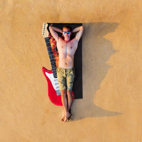 Froster Ręcznik Gitara PLAŻOWY kąpielowy na plażę basen