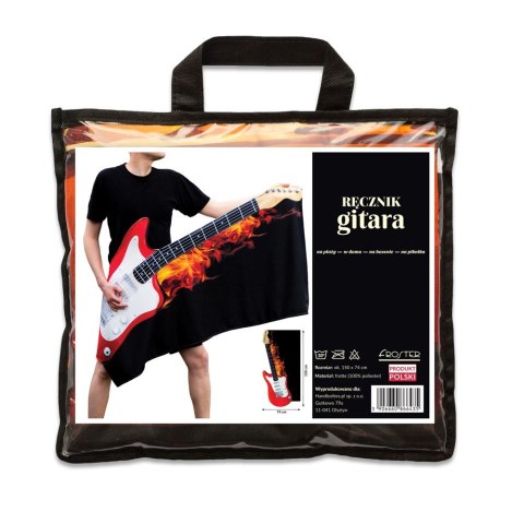 Froster Ręcznik Gitara PLAŻOWY kąpielowy na plażę basen