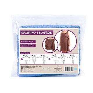 Froster Ręczniko - Szlafrok niebieski dla Mamy Dzień Matki