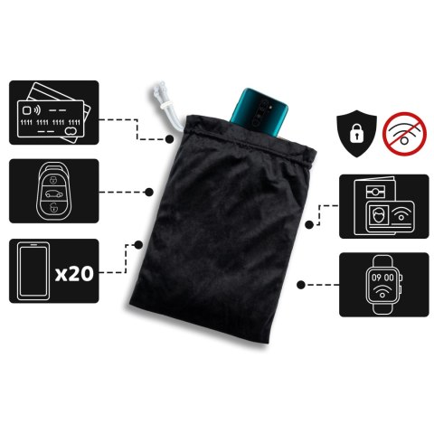 Froster Signal Killer Worek Faradaya klatka RFID GPS GSM