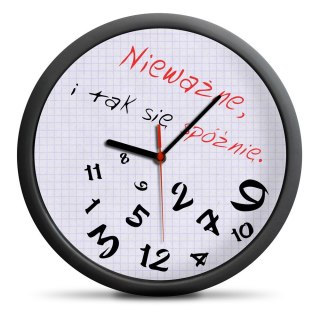 Froster Zegar dla spóźnialskich ścienny na ścianę cichy