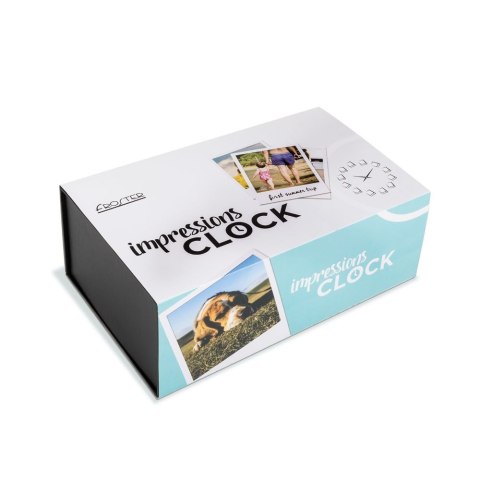 Froster Zegar z ramkami na zdjęcia naklejany ścienny ramki