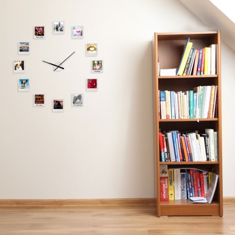 Froster Zegar z ramkami na zdjęcia naklejany ścienny ramki