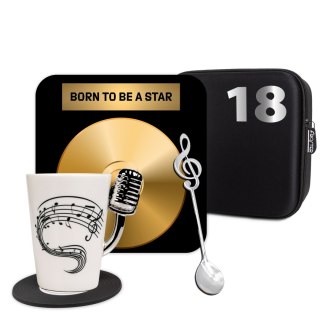 Froster Zestaw Prezentowy dla Muzyka - Mikrofon - prezent na 18 urodziny wokalisty