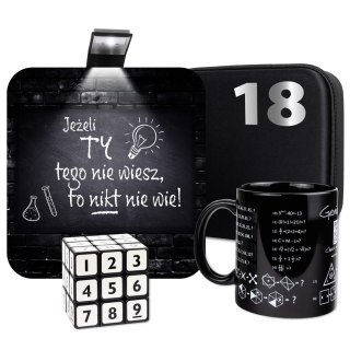 Froster Zestaw Prezentowy na 18 urodziny Geniusza - prezent dla mądrego 18 latka