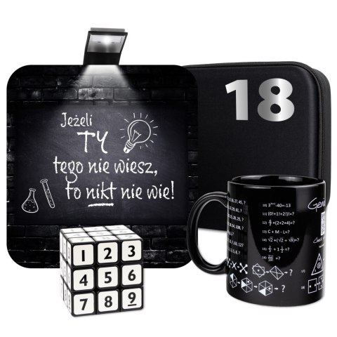Froster Zestaw Prezentowy na 18 urodziny Geniusza - prezent dla mądrego 18 latka