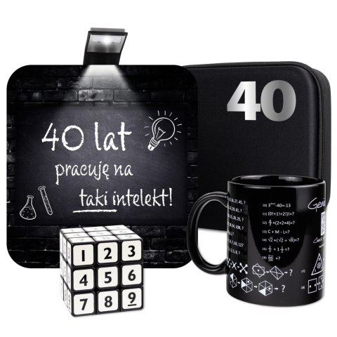 Froster Zestaw Prezentowy na 40 urodziny Geniusza - prezent dla mądrego 40 latka