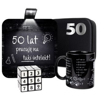 Froster Zestaw Prezentowy na 50 urodziny Geniusza - prezent dla mądrego 50 latka