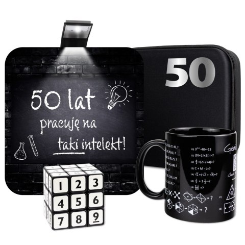 Froster Zestaw Prezentowy na 50 urodziny Geniusza - prezent dla mądrego 50 latka