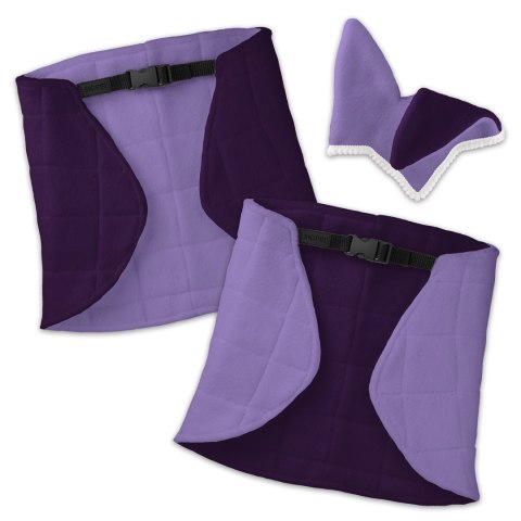 Skippi Derka dwustronna i nauszniki Skippi dla Hobby Horse - fioletowa