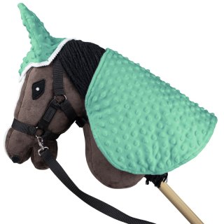 Skippi Derka i nauszniki Skippi dla Hobby Horse - zielona - pastelowa