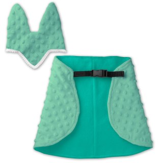 Skippi Derka i nauszniki Skippi dla Hobby Horse - zielona - pastelowa