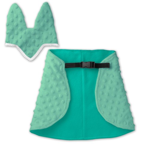 Skippi Derka i nauszniki Skippi dla Hobby Horse - zielona - pastelowa