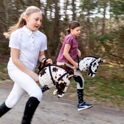 Skippi Skippi Hobby Horse tarantowaty - biało czarny - prezent na dzień dziecka