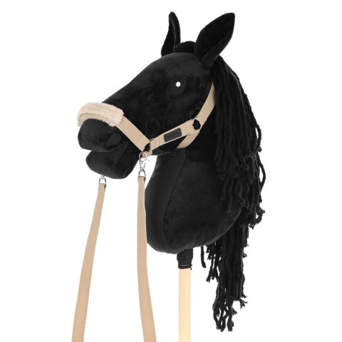 Skippi Skippi Kantar dla Hobby Horse - wodze, 2 wymienne futerka - beżowy