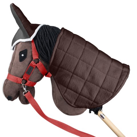Skippi Skippi Kantar dla Hobby Horse - wodze, 2 wymienne futerka - czerwony