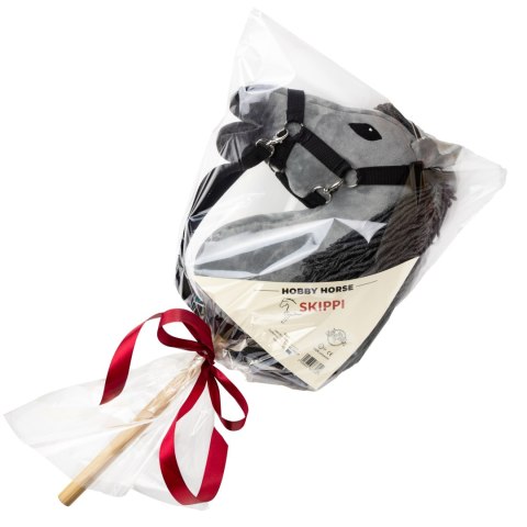 Skippi Skippi - lekki mały Hobby Horse - Szary A5 - prezent na dzień dziecka