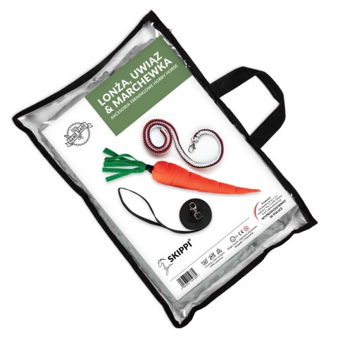 Skippi Uwiąz dla Hobby Horse - lonża i marchewka w zestawie - Skippi - na prezent
