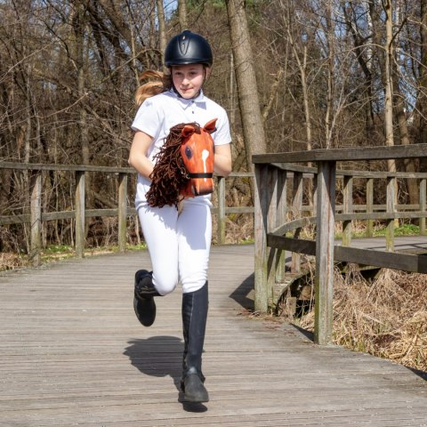 Skippi Zestaw Skippi - Hobby Horse Bursztyn i przeszkoda do skakania 135 cm