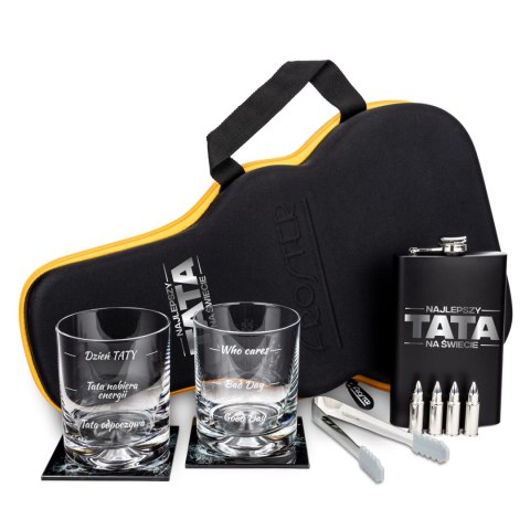 Froster Gitarowy Zestaw do Whisky Froster dla Taty - prezent Dzień Ojca - urodziny