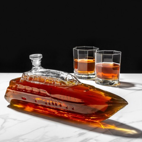 Froster Karafka Jacht do whisky 1L - prezent na urodziny - prezent dla faceta