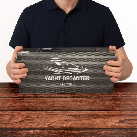 Froster Karafka Jacht do whisky 1L - prezent na urodziny - prezent dla faceta