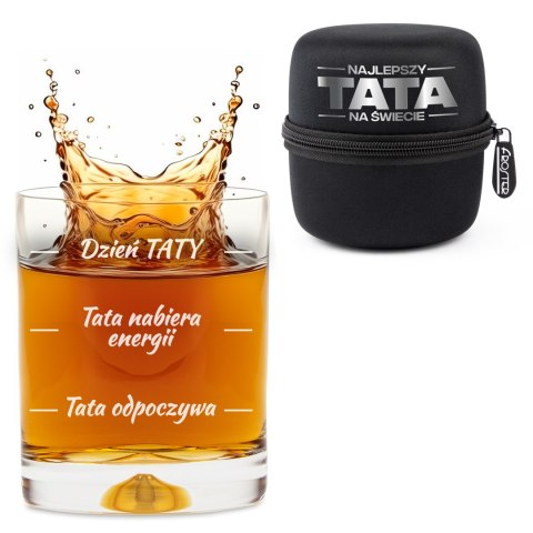 Froster Szklanka do whisky w tubie dla Taty - Prezent dla Taty - na Dzień Ojca