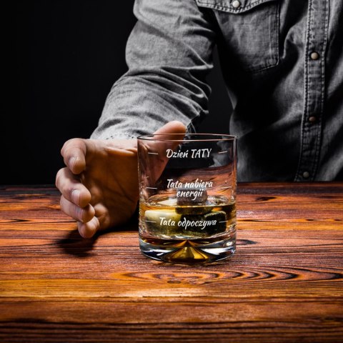 Froster Szklanka do whisky w tubie dla Taty - Prezent dla Taty - na Dzień Ojca