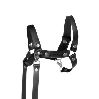 Skippi Skippi Kantar dla Hobby Horse - wodze, ekoskóra - czarny