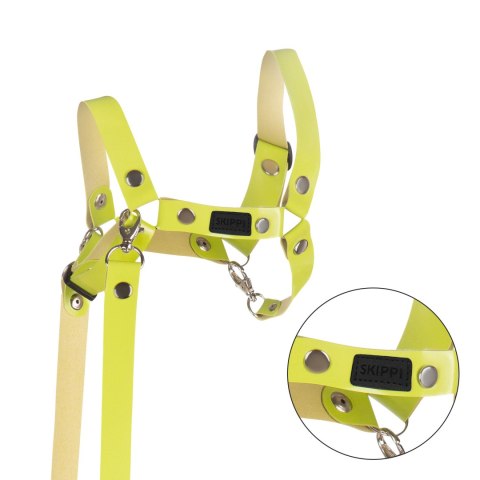 Skippi Skippi Kantar dla Hobby Horse - wodze, ekoskóra - jasny zielony