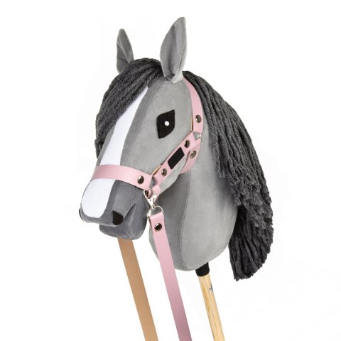Skippi Skippi Kantar dla Hobby Horse - wodze, ekoskóra - różowy