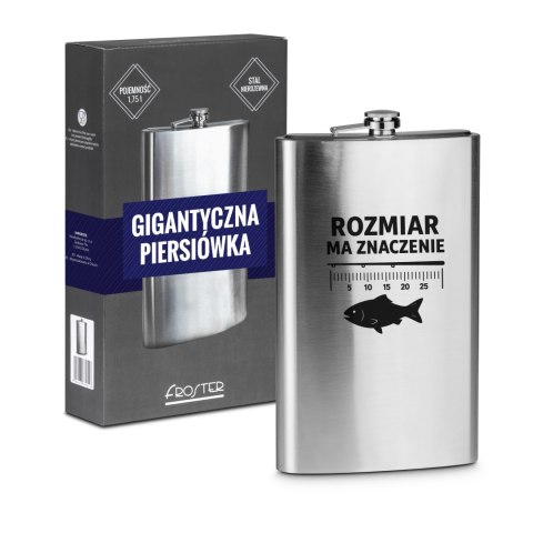 Froster Gigantyczna Piersiówka dla Wędkarza - Rozmiar ma znaczenie