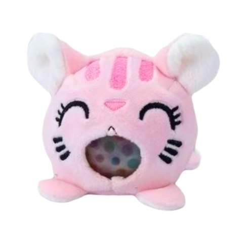 Pluszak Do Ściskania Ugniatania Gniotek z Kulkami Wodnymi Pies Kot 6 cm