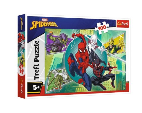 Puzzle - 100 - Pajęcza maska - Disney Marvel Spiderman - Trefl 16519 Puzzle - 100 - Pajęcza maska - Disney Marvel Spiderman - Trefl 16519