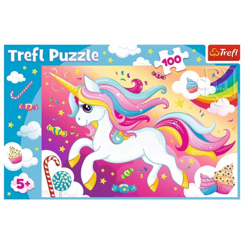 Puzzle - 100 - Piękny jednorożec - Trefl 16386 Puzzle - 100 - Piękny jednorożec - Trefl 16386