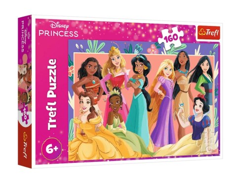 Puzzle - 160 - Prawdziwe księżniczki - Disney Princess - Trefl 15427 Puzzle - 160 - Prawdziwe księżniczki - Disney Princess - Trefl 15427