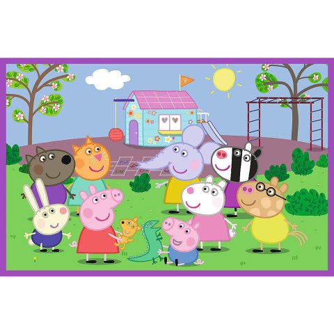 Puzzle - 2x24 - Peppa na placu zabaw - Świnka Peppa - Trefl 34435 Puzzle - 2x24 - Peppa na placu zabaw - Świnka Peppa - Trefl 34435