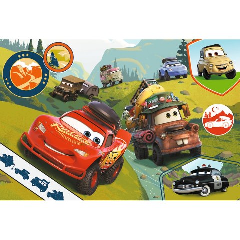 Puzzle - 24 Maxi - Wesołe auta - Disney Cars 3 - Trefl 14352 Puzzle - 24 Maxi - Wesołe auta - Disney Cars 3 - Trefl 14352
